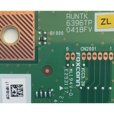 T-CON PARA TV LG / NUMERO DE PARTE RUNTK6396TPZL / 1P-118BC00-4010 / RUNTK0418FV / MODELOS 70UN6955ZUC / 70UN6955ZUC.BUSMLKR / 70UN6950ZUA / 70UN6950ZUA.BUSMLJR / 70UP7070PUE / 70UP7070PUE.BUSNLKR / 70UP7070PUE.BUSMLKR / 70UN7370PUC / 70UN7370PUC.BUSMLKR - Imagen 2